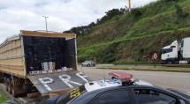 PRF apreende carga ilegal de 400 mil maços de cigarros em Betim