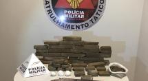 PM apreende cerca de 50 kg de maconha e prende homem em Betim